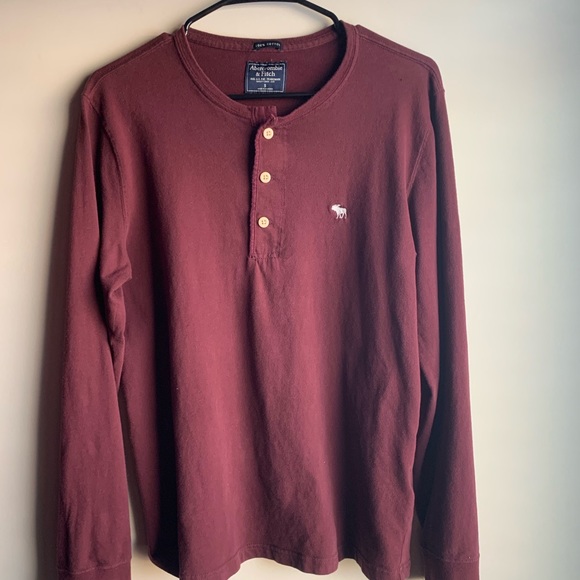 Abercrombie & Fitch Other - ✅Abercrombie & Fitch - Burgundy Henley